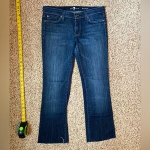 7 For All Mankind Frayed Hem Women's Jeans-Size 28